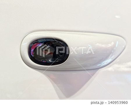 Car side rearview camera integrated into vehicle body 140953960