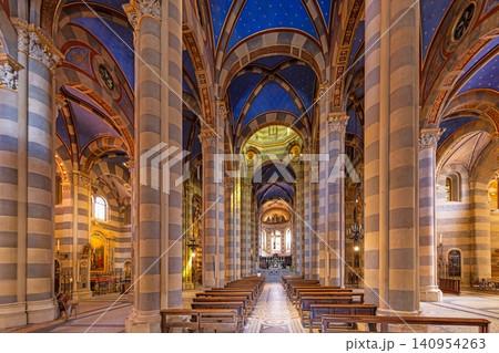 Interior of Basilica di Sant Andrea Vercelli Interior of Basilica di Sant Andrea Vercelli 140954263