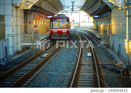 遠州鉄道からの車窓風景 上島駅 遠州鉄道からの車窓風景 上島駅 140954425