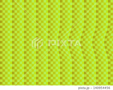 green 3d illusion stereogram background with geometric wavy pattern green 3d illusion stereogram background with geometric wavy pattern 140954456