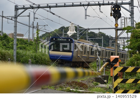 横須賀線 田園(電下)踏切 2026-7-3 横須賀線 田園(電下)踏切 2026-7-3 140955529