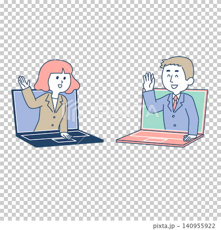 People who conduct remote meetings People who conduct remote meetings 140955922