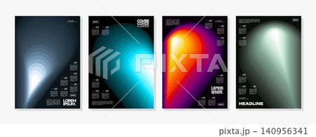Colorful spectrum blend layer spot location cover set 140956341