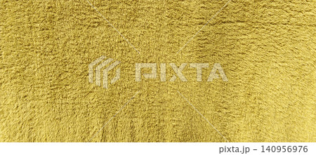 Yellow towel fabric texture background 140956976