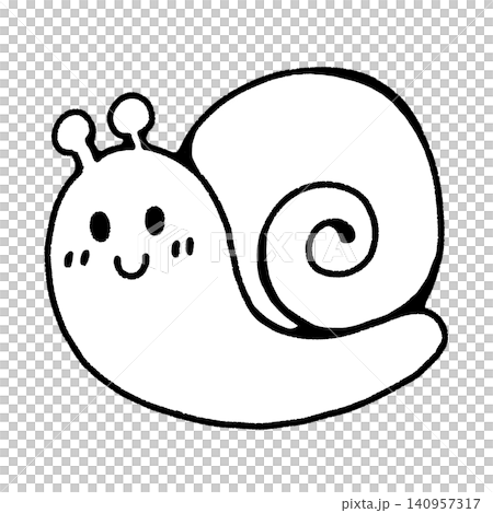 蝸牛(線描) 蝸牛(線描) 140957317