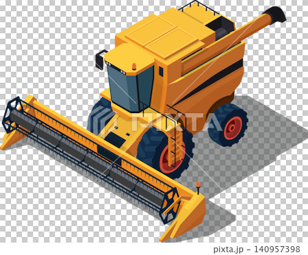 Combine harvester agriculture machine 140957398