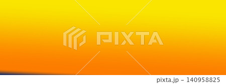 Bright Yellow to Vivid Orange Gradient Banner Background 140958825