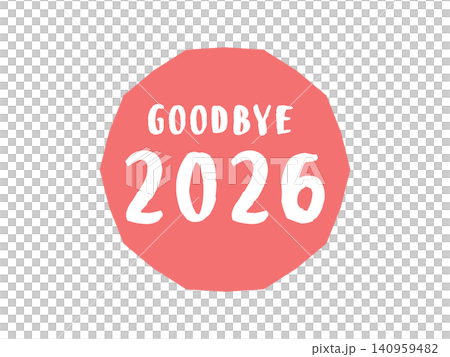 GOOD BYE 2026 Illustration 140959482