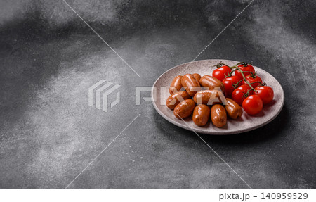Chicken or pork grilling sausages with garlic, salt, and spices. Grilling sausages Chicken or pork grilling sausages with garlic, salt, and spices. Grilling sausages 140959529