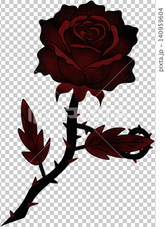 halloween black rose 140959604