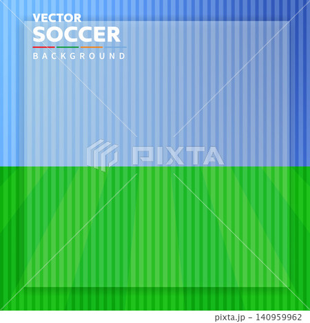 Modern Soccer Stadium Background Template for Sports Poster and Match Presentation Modern Soccer Stadium Background Template for Sports Poster and Match Presentation 140959962