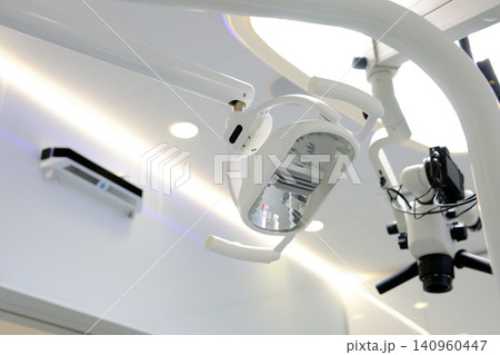 Dental microscope and treatment light in modern dentistry clinic advanced technology for precision procedures 140960447