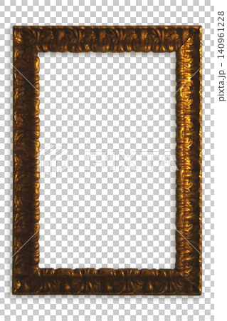 Ornate Antique Golden Picture Frame Ornate Antique Golden Picture Frame 140961228