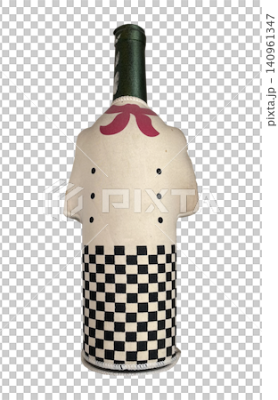 Decorative Bottle in Chef Uniform Costume Decorative Bottle in Chef Uniform Costume 140961347