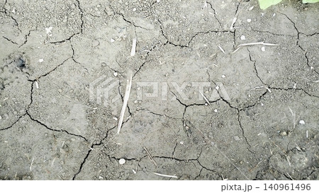 Dry Cracked Earth Texture Background Close Up Dry Cracked Earth Texture Background Close Up 140961496
