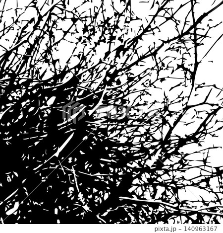 Background bare tree branches. Not AI, Vector illustration Background bare tree branches. Not AI, Vector illustration 140963167