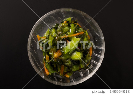 茎わさび 野沢菜こんぶ 茎わさび 野沢菜こんぶ 140964018