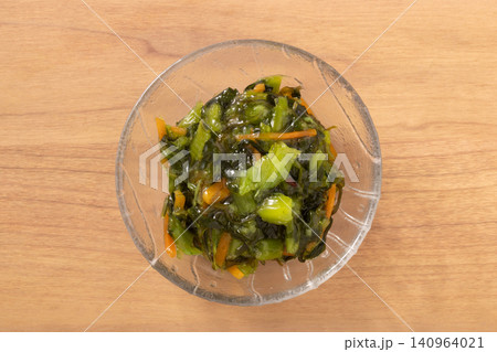茎わさび 野沢菜こんぶ 茎わさび 野沢菜こんぶ 140964021