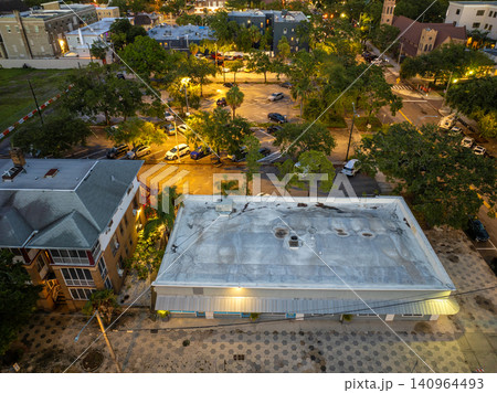 Coastal cityscape of St Petersburg, Florida, USA. Illuminated downtown area with modern architecture and scenic views of urban infrastructure at night. Coastal cityscape of St Petersburg, Florida, USA. Illuminated downtown area with modern architecture and scenic views of urban infrastructure at night. 140964493
