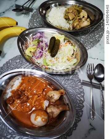 自宅のカレーライス 自宅のカレーライス 140964648