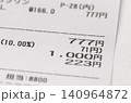 ぞろ目のレシート（七七七円） 140964872