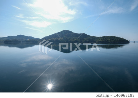 【隠岐島】船から見た隠岐島の風景 【隠岐島】船から見た隠岐島の風景 140965185
