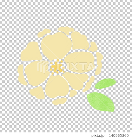 Stamp-style illustration of portulaca Stamp-style illustration of portulaca 140965860