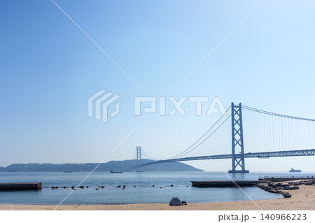 明石海峡大橋の見える風景 明石海峡大橋の見える風景 140966223