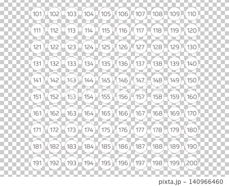 圓形設計的數位圖案:101-200 圓形設計的數位圖案:101-200 140966460