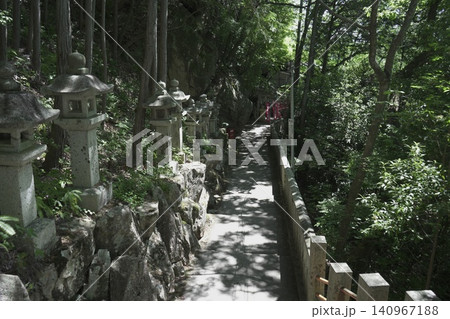滋賀県の太郎坊宮、阿賀神社の綺麗な風景 滋賀県の太郎坊宮、阿賀神社の綺麗な風景 140967188