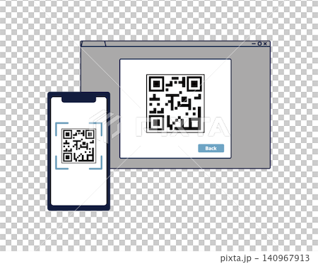 An illustration of a smartphone logging into a browser using QR code authentication. An illustration of a smartphone logging into a browser using QR code authentication. 140967913