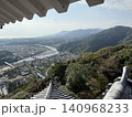 岩国城 天守閣より錦帯橋を望む 140968233