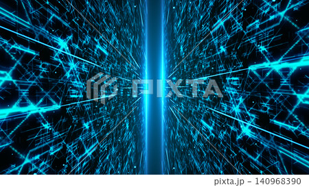 cyber effect background light blue cyber effect background light blue 140968390