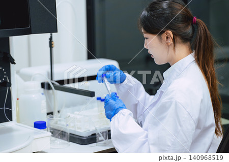 Scientist, Science Medicine Researcher working in Laboratory, Pharmaceutical Industry, Medical work. Scientist, Science Medicine Researcher working in Laboratory, Pharmaceutical Industry, Medical work. 140968519
