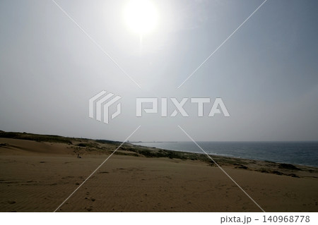 鳥取 四季の散歩 夏 鳥取砂丘 鳥取 四季の散歩 夏 鳥取砂丘 140968778
