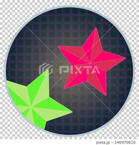 Tanabata-themed illustration with a circular background Tanabata-themed illustration with a circular background 140970610