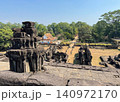 ロリュオス遺跡群のバコン寺院、最上部から参道を見下ろした眺め、世界遺産、2026年1月撮影 140972170