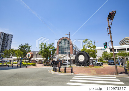 JR九州鹿児島本線の久留米駅 JR九州鹿児島本線の久留米駅 140973257