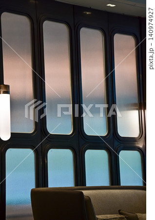 Close-up of the lighting indoors. Light bulb. Interior design, decoration. Lighting equipment. Close-up of the lighting indoors. Light bulb. Interior design, decoration. Lighting equipment. 140974927