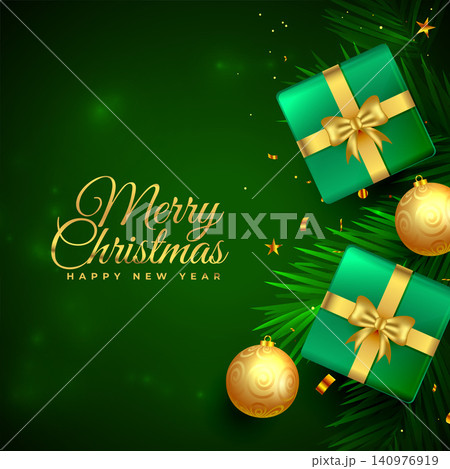 merry christmas festival background with realistic element design merry christmas festival background with realistic element design 140976919