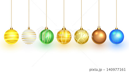 collection of shinny christmas bauble elements design collection of shinny christmas bauble elements design 140977161