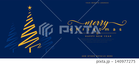 merry christmas party invitation banner with abstract xmas tree merry christmas party invitation banner with abstract xmas tree 140977275