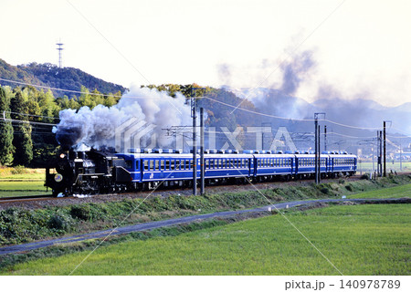 2007年 北陸本線を走るC56160快速SL北びわこ号 2007年 北陸本線を走るC56160快速SL北びわこ号 140978789