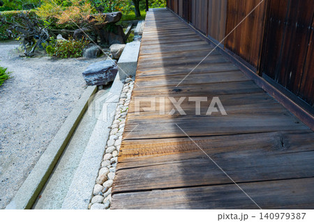 京都山科 勸修寺の縁側 京都山科 勸修寺の縁側 140979387