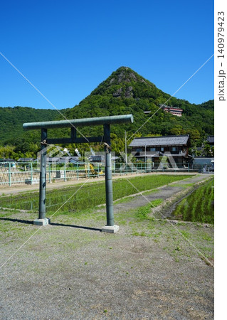 滋賀県の太郎坊宮、阿賀神社の綺麗な風景 140979423