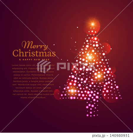 beautiful christmas tree design made with multiple citcles beautiful christmas tree design made with multiple citcles 140980931