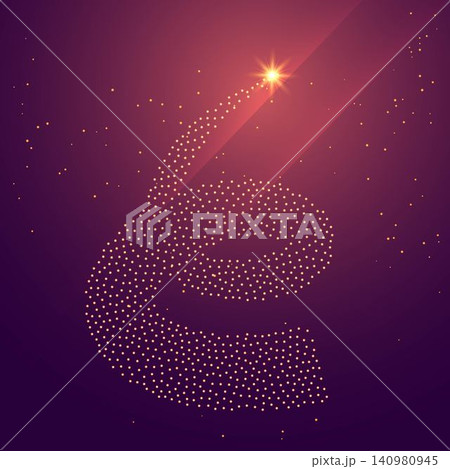 creative christmas tree design made with dots creative christmas tree design made with dots 140980945