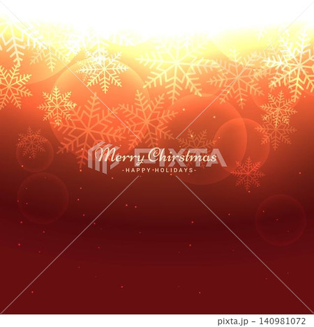 Beautiful Merry christmas greeting card with snowflakes Beautiful Merry christmas greeting card with snowflakes 140981072