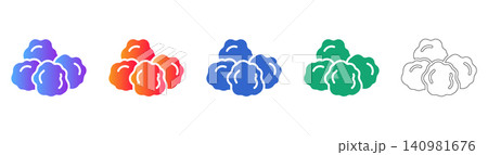 Meatball Set Vector Illustration Meatball Set Vector Illustration 140981676