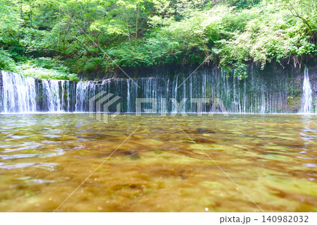 白糸の滝 軽井沢 白糸の滝 軽井沢 140982032